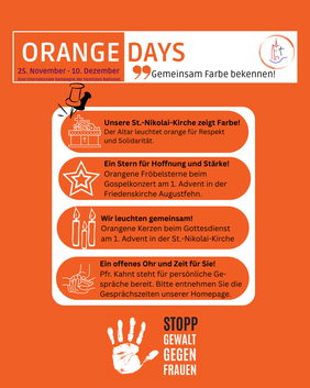 Orange Days Aktionen