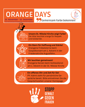 Orange Days Aktionen