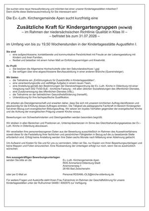 Stellenangebot