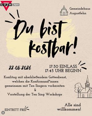 Konfi-Tag - Du bist kostbar