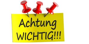 Achtung WICHTIG!
