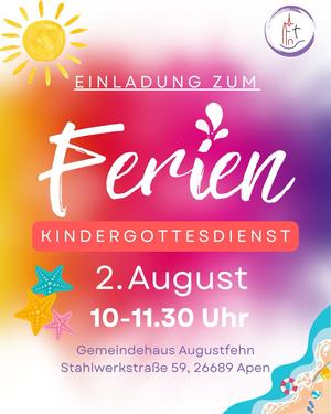 Ferien-Kindergottesdienst