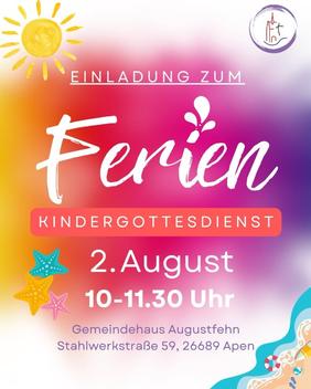 Ferien-Kindergottesdienst