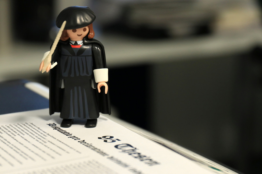 Die Veröffentlichung von Martin Luthers 95 berühmten Thesen gilt heute als Startpunkt der Reformation.